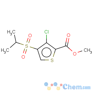 CAS No:175201-99-7 2-Thiophenecarboxylicacid, 3-chloro-4-[(1-methylethyl)sulfonyl]-, methyl ester