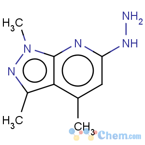CAS No:175202-00-3 1H-Pyrazolo[3,4-b]pyridine,6-hydrazinyl-1,3,4-trimethyl-
