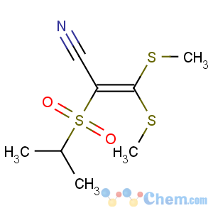 CAS No:175202-05-8 2-Propenenitrile,2-[(1-methylethyl)sulfonyl]-3,3-bis(methylthio)-