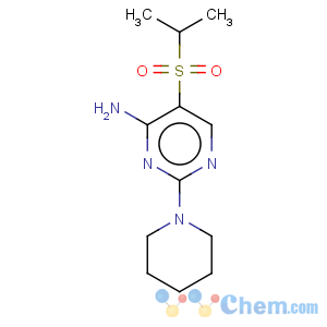 CAS No:175202-15-0 4-Pyrimidinamine,5-[(1-methylethyl)sulfonyl]-2-(1-piperidinyl)-