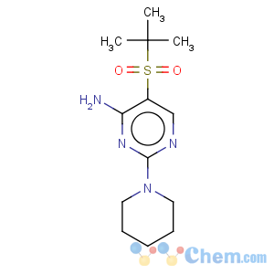 CAS No:175202-16-1 4-Pyrimidinamine,5-[(1,1-dimethylethyl)sulfonyl]-2-(1-piperidinyl)-