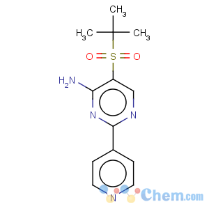 CAS No:175202-18-3 4-Pyrimidinamine,5-[(1,1-dimethylethyl)sulfonyl]-2-(4-pyridinyl)-