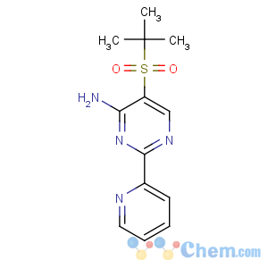 CAS No:175202-19-4 5-tert-butylsulfonyl-2-pyridin-2-ylpyrimidin-4-amine