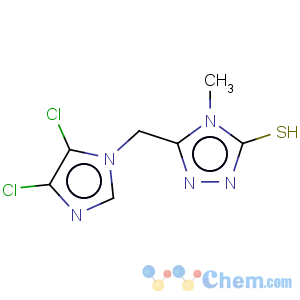 CAS No:175202-31-0 3H-1,2,4-Triazole-3-thione,5-[(4,5-dichloro-1H-imidazol-1-yl)methyl]-2,4-dihydro-4-methyl-