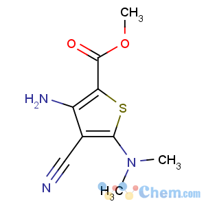 CAS No:175202-32-1 methyl 3-amino-4-cyano-5-(dimethylamino)thiophene-2-carboxylate