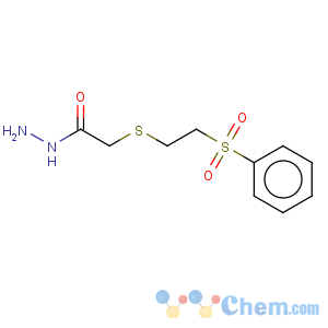 CAS No:175202-38-7 2-{[2-(phenylsulfonyl)ethyl]thio}ethanohydrazide