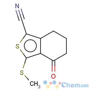 CAS No:175202-52-5 1-Cyano-3-(methylthio)-4,5,6,7-tetrahydrobenzo(C)thiophen-4-one
