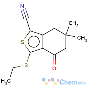 CAS No:175202-70-7 Benzo[c]thiophene-1-carbonitrile, 3-(ethylthio)-4,5,6,7-tetrahydro-6,6-dimethyl-4-oxo-