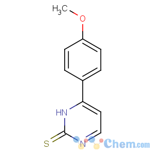 CAS No:175202-77-4 6-(4-methoxyphenyl)-1H-pyrimidine-2-thione