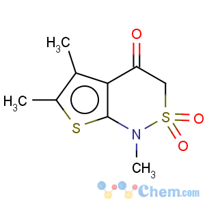 CAS No:175202-79-6 1H-Thieno[2,3-c][1,2]thiazin-4(3H)-one,1,5,6-trimethyl-, 2,2-dioxide