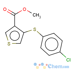 CAS No:175202-88-7 methyl 4-[(4-chlorophenyl)thio]thiophene-3-carboxylate