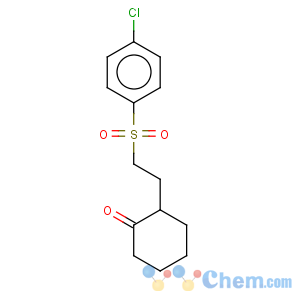 CAS No:175202-99-0 Cyclohexanone,2-[2-[(4-chlorophenyl)sulfonyl]ethyl]-