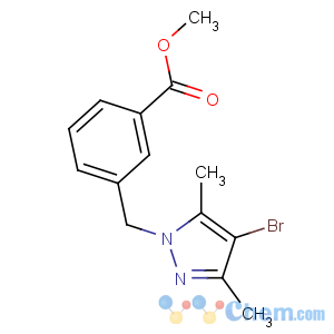 CAS No:175203-23-3 methyl 3-[(4-bromo-3,5-dimethylpyrazol-1-yl)methyl]benzoate