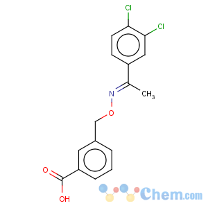 CAS No:175203-32-4 3-[({[1-(3,4-dichlorophenyl)ethylidene]amino}oxy)methyl]benzoic acid