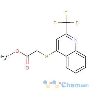 CAS No:175203-42-6 methyl 2-[2-(trifluoromethyl)quinolin-4-yl]sulfanylacetate