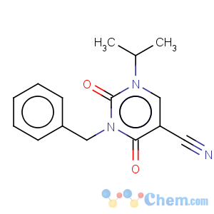 CAS No:175203-47-1 5-Pyrimidinecarbonitrile,1,2,3,4-tetrahydro-1-(1-methylethyl)-2,4-dioxo-3-(phenylmethyl)-