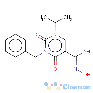 CAS No:175203-48-2 3-benzyl-N'-hydroxy-1-isopropyl-2,4-dioxo-1,2,3,4-tetrahydropyrimidine-5-carboximidamide