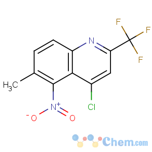 CAS No:175203-61-9 4-chloro-6-methyl-5-nitro-2-(trifluoromethyl)quinoline