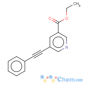 CAS No:175203-65-3 3-Pyridinecarboxylicacid, 5-(2-phenylethynyl)-, ethyl ester