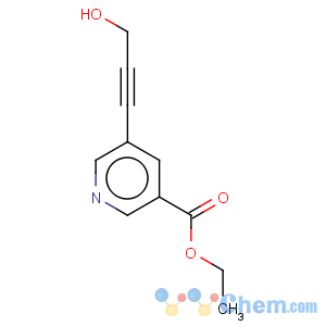 CAS No:175203-66-4 3-Pyridinecarboxylicacid, 5-(3-hydroxy-1-propyn-1-yl)-, ethyl ester