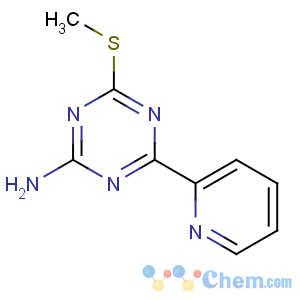 CAS No:175204-53-2 4-methylsulfanyl-6-pyridin-2-yl-1,3,5-triazin-2-amine