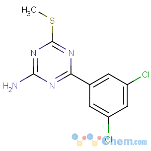 CAS No:175204-58-7 4-(3,5-dichlorophenyl)-6-methylsulfanyl-1,3,5-triazin-2-amine