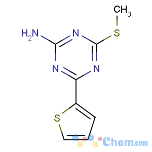 CAS No:175204-61-2 4-methylsulfanyl-6-thiophen-2-yl-1,3,5-triazin-2-amine