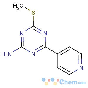 CAS No:175204-63-4 4-methylsulfanyl-6-pyridin-4-yl-1,3,5-triazin-2-amine