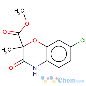 CAS No:175205-00-2 2H-1,4-Benzoxazine-2-carboxylicacid, 7-chloro-3,4-dihydro-2-methyl-3-oxo-, methyl ester