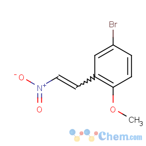 CAS No:175205-14-8 4-bromo-1-methoxy-2-(2-nitroethenyl)benzene