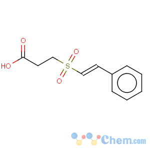 CAS No:175205-22-8 Propanoic acid,3-[(2-phenylethenyl)sulfonyl]-