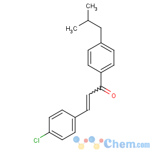 CAS No:175205-27-3 3-(4-chlorophenyl)-1-[4-(2-methylpropyl)phenyl]prop-2-en-1-one