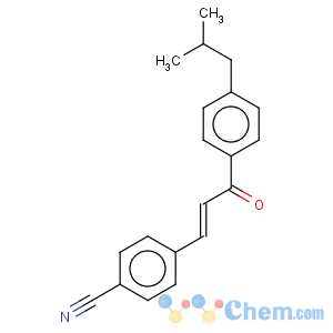 CAS No:175205-29-5 Benzonitrile,4-[3-[4-(2-methylpropyl)phenyl]-3-oxo-1-propen-1-yl]-