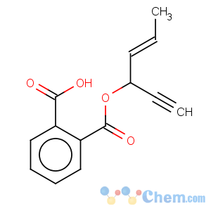 CAS No:175205-32-0 1,2-Benzenedicarboxylicacid, 1-(1-ethynyl-2-buten-1-yl) ester