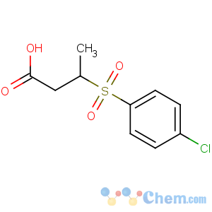 CAS No:175205-43-3 3-(4-chlorophenyl)sulfonylbutanoic acid