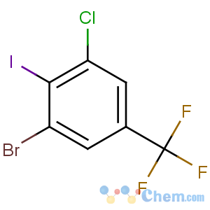 CAS No:175205-55-7 1-bromo-3-chloro-2-iodo-5-(trifluoromethyl)benzene