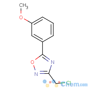 CAS No:175205-62-6 3-(chloromethyl)-5-(3-methoxyphenyl)-1,2,4-oxadiazole
