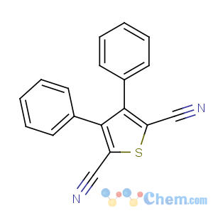 CAS No:175205-73-9 3,4-diphenylthiophene-2,5-dicarbonitrile