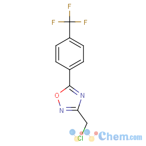 CAS No:175205-84-2 3-(chloromethyl)-5-[4-(trifluoromethyl)phenyl]-1,2,4-oxadiazole