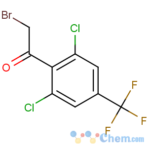 CAS No:175205-89-7 2-bromo-1-[2,6-dichloro-4-(trifluoromethyl)phenyl]ethanone