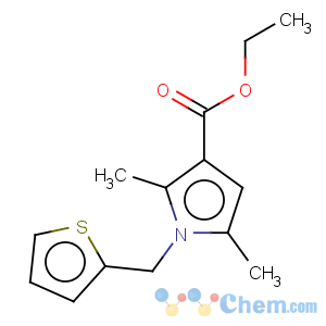 CAS No:175276-51-4 1H-Pyrrole-3-carboxylicacid, 2,5-dimethyl-1-(2-thienylmethyl)-, ethyl ester