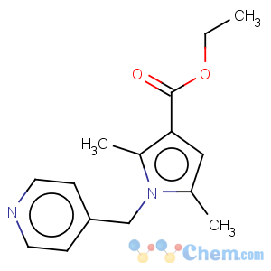 CAS No:175276-53-6 1H-Pyrrole-3-carboxylicacid, 2,5-dimethyl-1-(4-pyridinylmethyl)-, ethyl ester