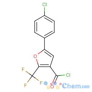 CAS No:175276-61-6 5-(4-chlorophenyl)-2-(trifluoromethyl)furan-3-carbonyl chloride