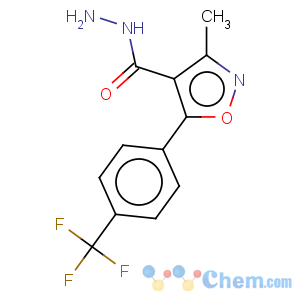 CAS No:175276-90-1 4-Isoxazolecarboxylicacid, 3-methyl-5-[4-(trifluoromethyl)phenyl]-, hydrazide