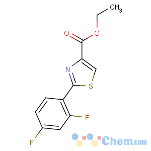 CAS No:175276-93-4 ethyl 2-(2,4-difluorophenyl)-1,3-thiazole-4-carboxylate