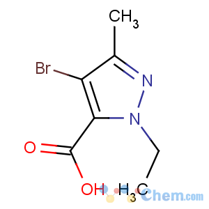 CAS No:175276-99-0 4-bromo-2-ethyl-5-methylpyrazole-3-carboxylic acid