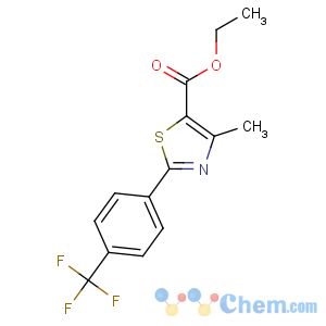CAS No:175277-03-9 ethyl 4-methyl-2-[4-(trifluoromethyl)phenyl]-1,3-thiazole-5-carboxylate