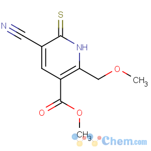 CAS No:175277-22-2 methyl<br />5-cyano-2-(methoxymethyl)-6-sulfanylidene-1H-pyridine-3-carboxylate