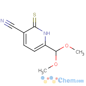CAS No:175277-23-3 6-(dimethoxymethyl)-2-sulfanylidene-1H-pyridine-3-carbonitrile