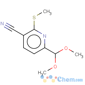 CAS No:175277-24-4 3-Pyridinecarbonitrile,6-(dimethoxymethyl)-2-(methylthio)-